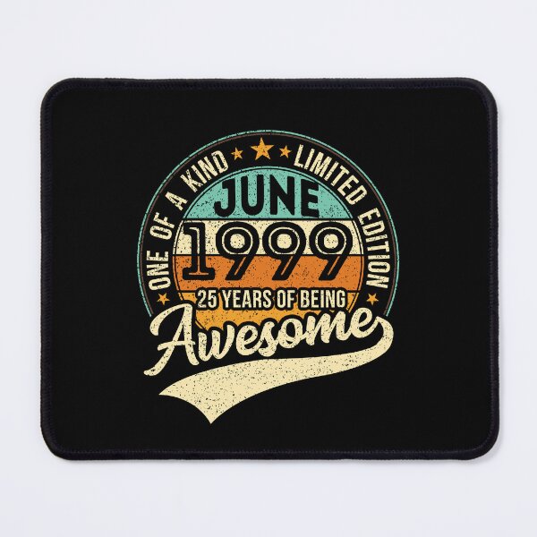 Item preview, One of a kind vintage birthday gift for the awesome 25 years old - born in JUNE 1999 - 2024 birthday designed and sold by oudinmeissArt.