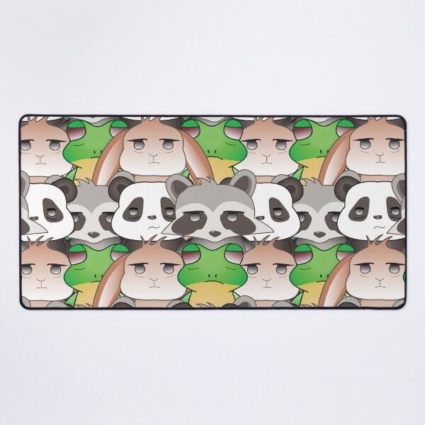 Item preview, Crowd of Cute Kawaii Animals with Sleepy Faces designed and sold by Shiraufa.