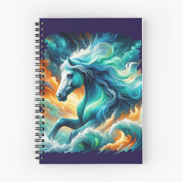 Item preview, Turquoise Equine Tempest designed and sold by critterpatchusa.