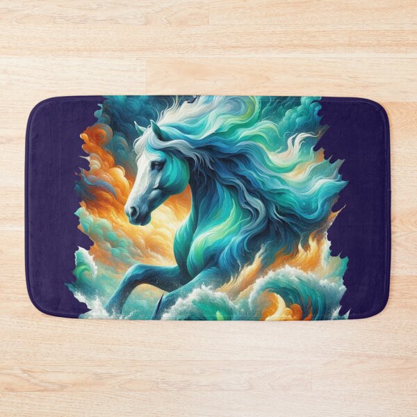 Item preview, Turquoise Equine Tempest designed and sold by critterpatchusa.