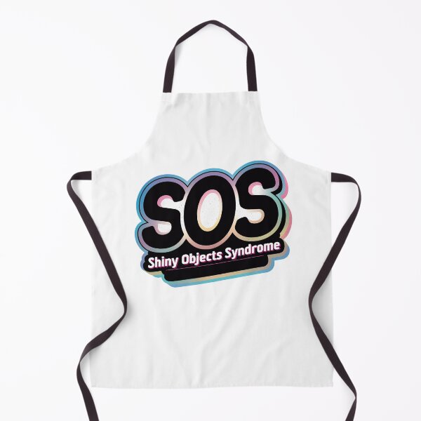 Artikelvorschau, Shiny New Objects Syndrome Colorful Typography Design entworfen und verkauft von WatermelonPink.