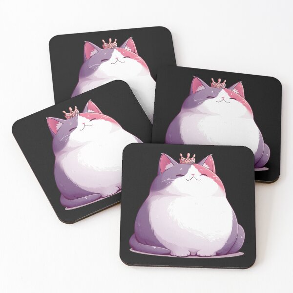 Item preview, Chunky Kawaii Cat Queen  designed and sold by Metin Ozer.