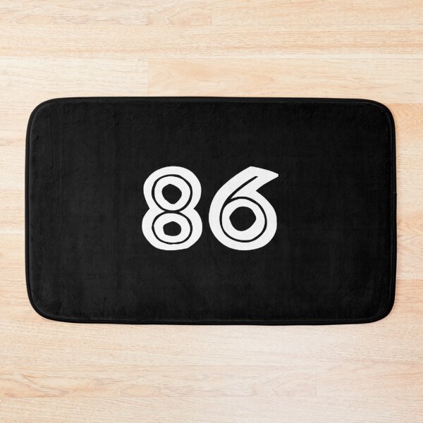 Item preview, 86, eighty-six, white, tribal, african designed and sold by Numbers-Art.