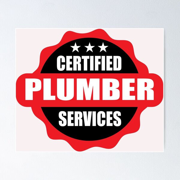 Item preview, Certified Plumber Services Stickers and T-Shirts for Plumbing workers and Plumbers designed and sold by Science Engineering Gifts.