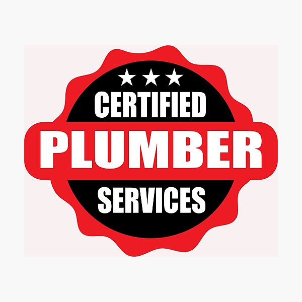 Item preview, Certified Plumber Services Stickers and T-Shirts for Plumbing workers and Plumbers designed and sold by Science Engineering Gifts.