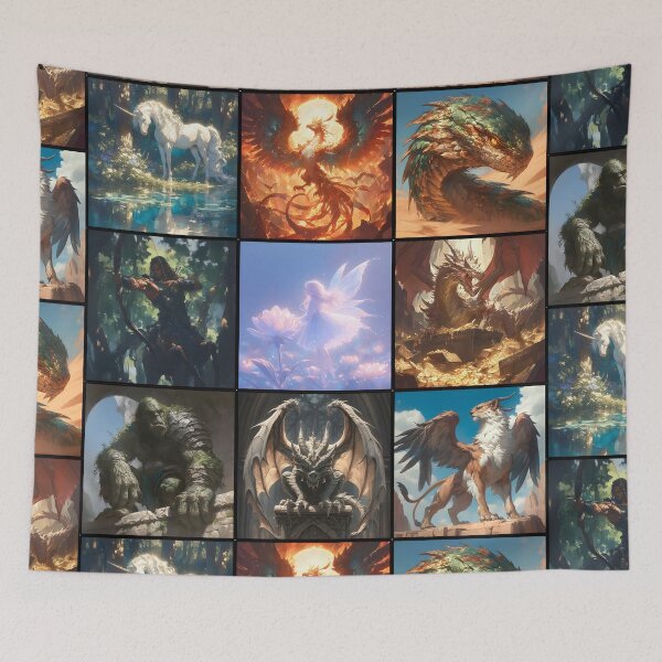 Item preview, Enchanted Bestiary: A Grid of Fantasy designed and sold by John-NW-Shop.