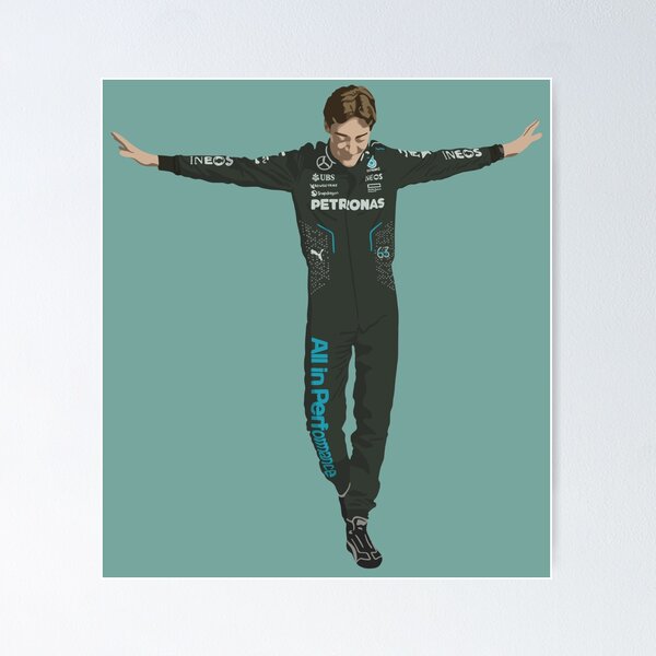 Item preview, George Russell designed and sold by makistickers.