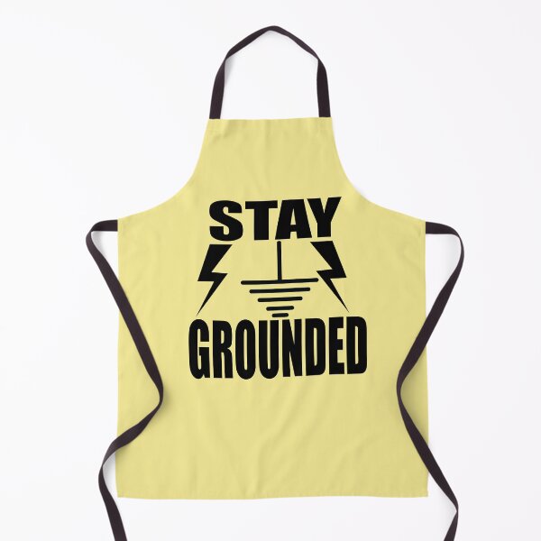 Item preview, Stay Grounded Electrical earthing Art for Electrical Engineering Students and Engineers & Electricians designed and sold by Science Engineering Gifts.