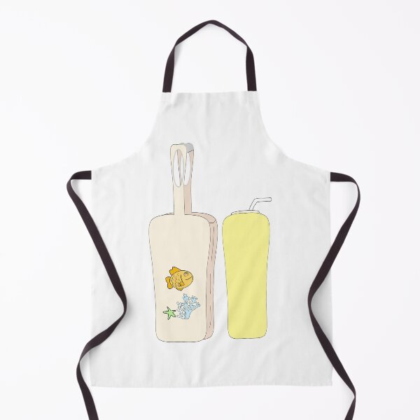 Item preview, Drawings of cloth bottle bag and a water bottle. designed and sold by MigWhimsy.
