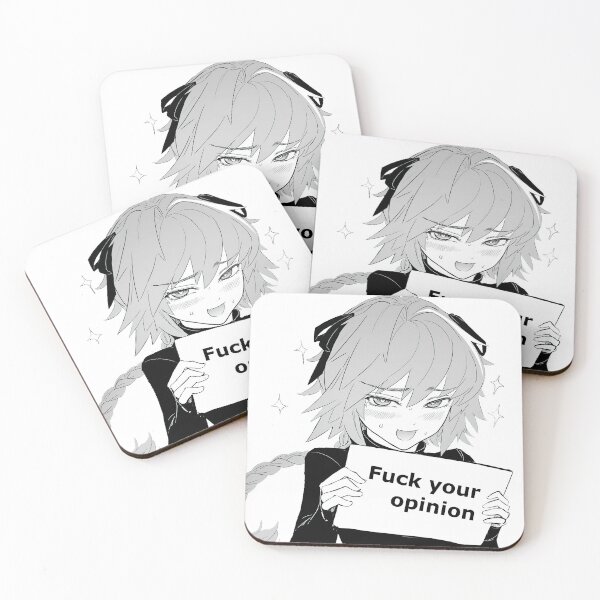 Item preview, Fate Astolfo Femboy Your Opinion Meme Sticker designed and sold by Shidesama.