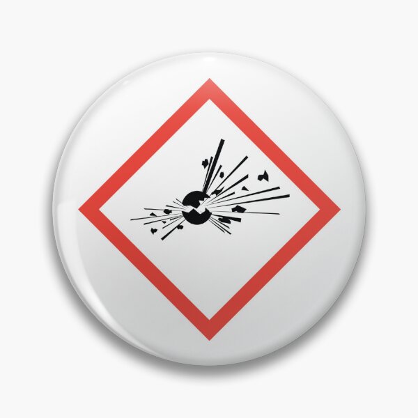 Item preview, Explosive Warning Symbol designed and sold by MT:RY.