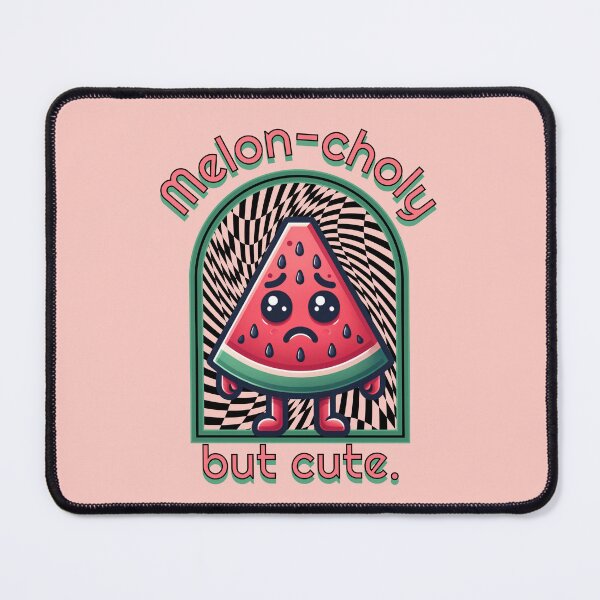 Item preview, Melon-choly But Cute: Sad Watermelon designed and sold by MyPetMinotaur.