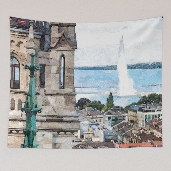 Item preview, Lake Geneva, Switzerland designed and sold by Era-of-Traveler.