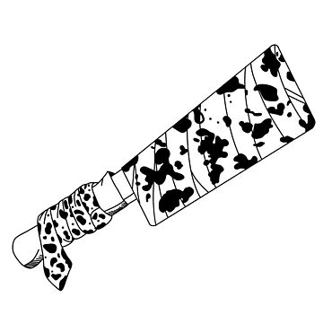 Artwork thumbnail, Cow knife by RoseLinc