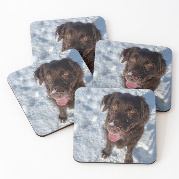 Item preview, Happy snow dog designed and sold by Clare Farris.