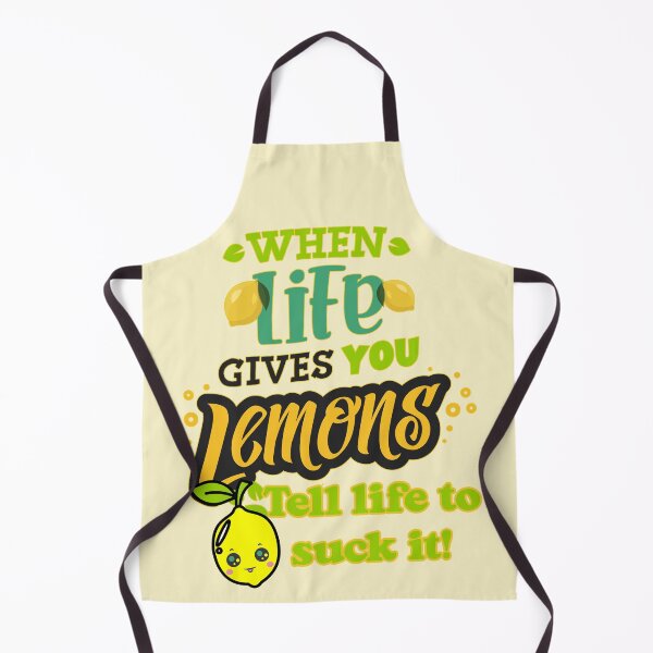 Item preview, When life gives you lemons tell life to suck it! With cute kawaii lemon with tongue out. designed and sold by JoyOfHopeStore.