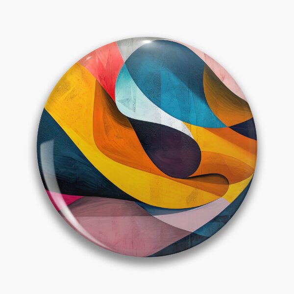 Item preview, colorful abstract dynamic shapes designed and sold by ururuty.