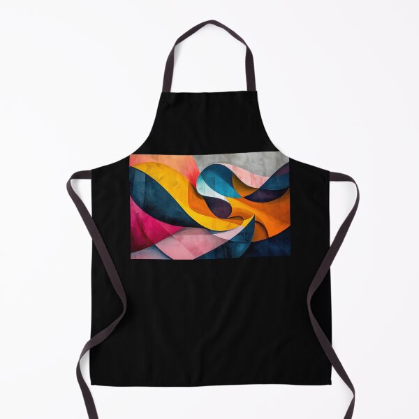 Item preview, colorful abstract dynamic shapes designed and sold by ururuty.