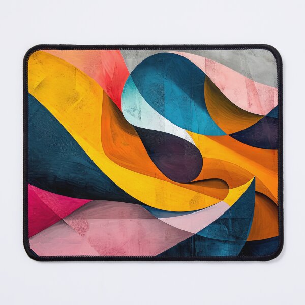 Item preview, colorful abstract dynamic shapes designed and sold by ururuty.