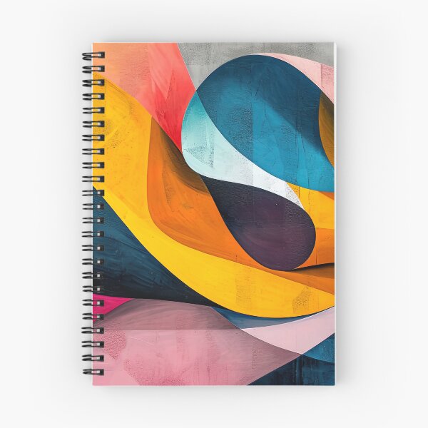 Item preview, colorful abstract dynamic shapes designed and sold by ururuty.