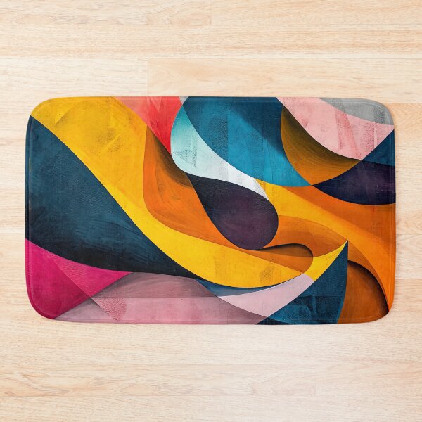 Item preview, colorful abstract dynamic shapes designed and sold by ururuty.