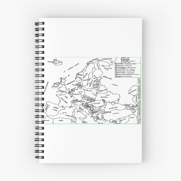 Item preview, Kort af Evropu / Map of Europe (Icelandic) designed and sold by SkolaNobu.