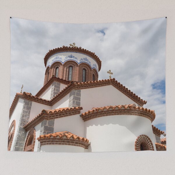 Item preview, Saint Archangels Church Against the Sky designed and sold by Georgia Mizuleva.