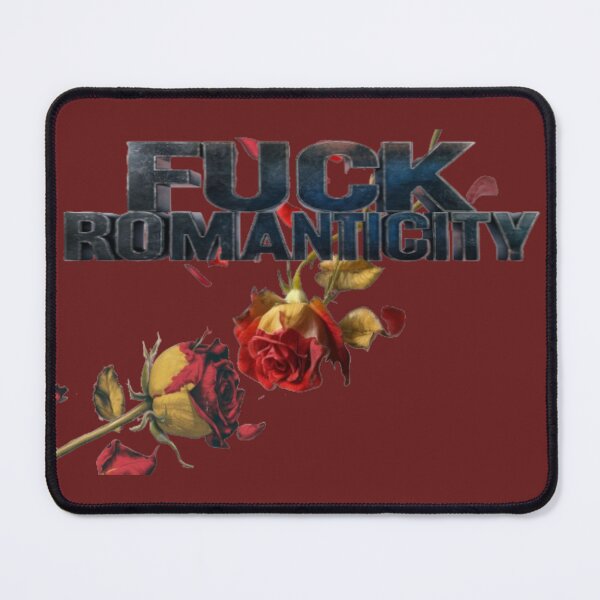 Item preview, Text, rose, 'Fuck romanticity' designed and sold by Tomasz  Siennicki.