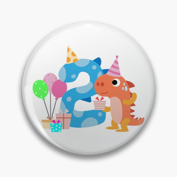 Artikelvorschau, Geburtstags-Dinosaurier-Party, Nummer zwei mit Cartoon-Dino entworfen und verkauft von NoeySmiley55.
