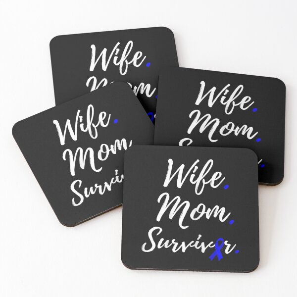 Item preview, Womens Wife Mom Survivor Colorectal Colon Cancer Awareness designed and sold by THIENVT.