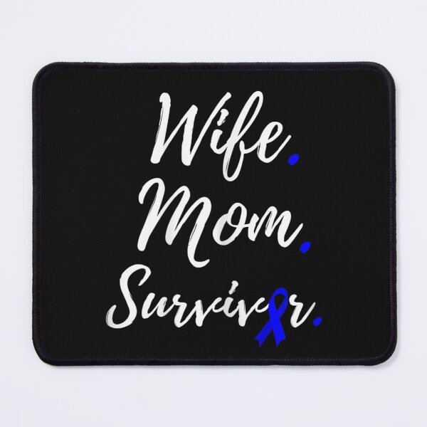 Item preview, Womens Wife Mom Survivor Colorectal Colon Cancer Awareness designed and sold by THIENVT.
