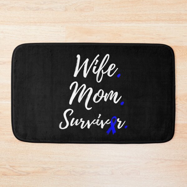 Item preview, Womens Wife Mom Survivor Colorectal Colon Cancer Awareness designed and sold by THIENVT.