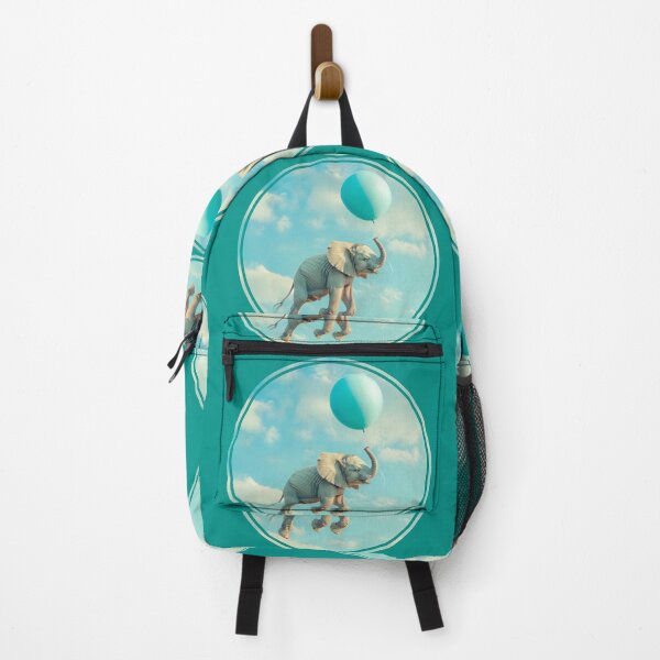 Item preview, Flying elephant with a balloon designed and sold by Vendzi Art.