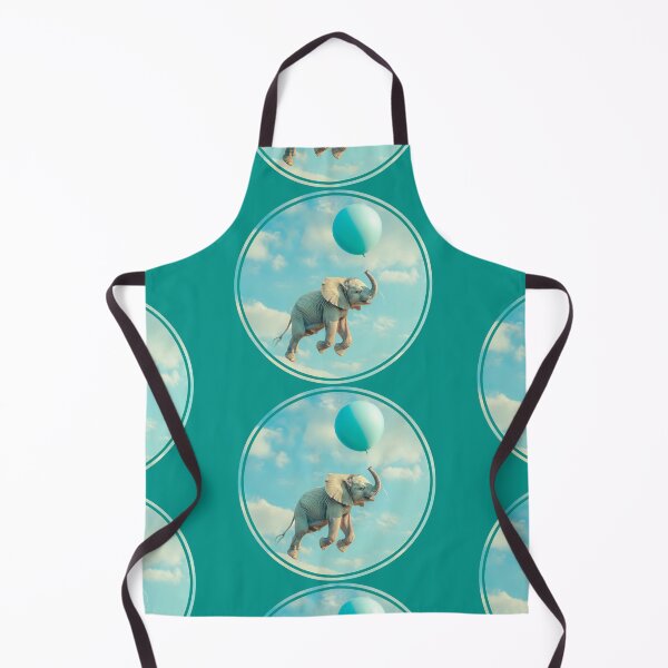 Item preview, Flying elephant with a balloon designed and sold by Vendzi Art.