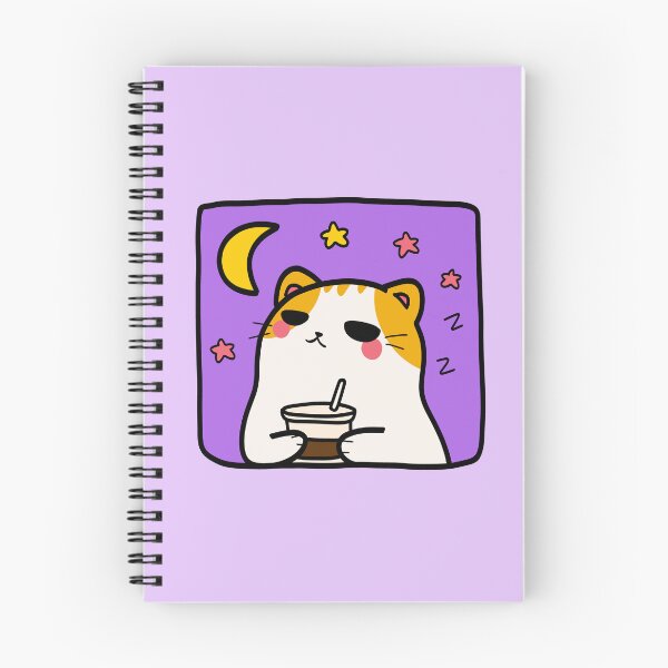 Item preview, Night Owl Cat : Caffeinated and Confounded designed and sold by NumbleRay.