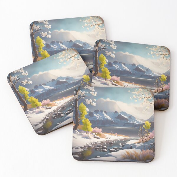 Item preview, Melting Snow Landscape designed and sold by 3dvirtualand.