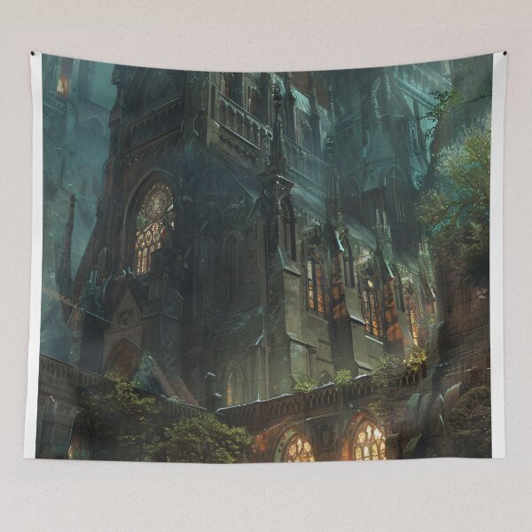 Item preview, Whispers in the Ancient Cathedral designed and sold by oanaunciuleanu.