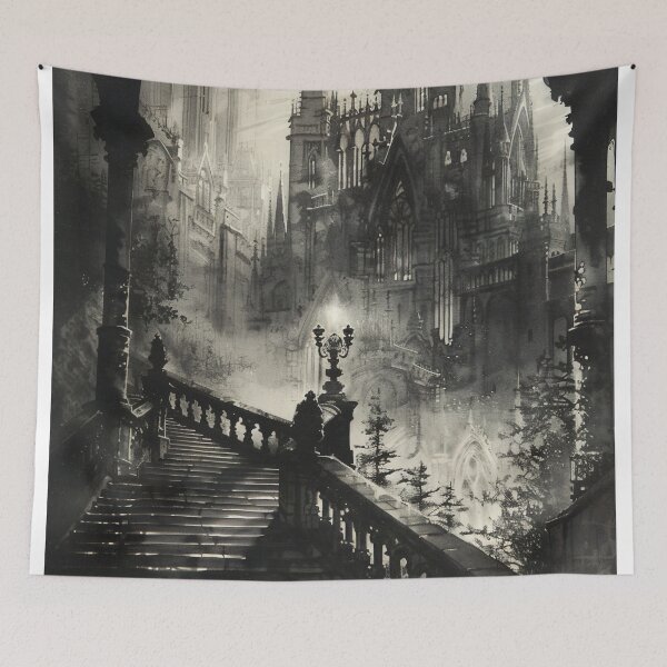 Item preview, Whispers in the Ancient Cathedral designed and sold by oanaunciuleanu.