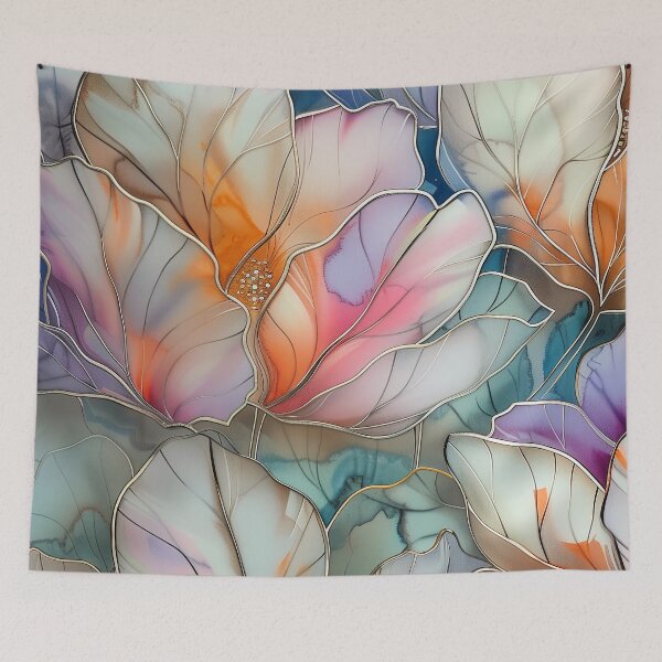 Item preview, Glowing Fractal Gradient: Light Tones Floral designed and sold by kalyssa44.
