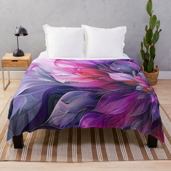 Item preview, Violet Azure Fractal Abstract designed and sold by kalyssa44.