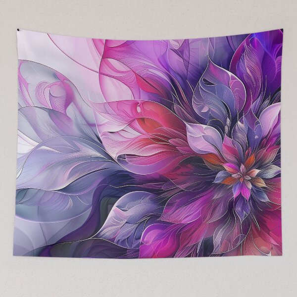 Item preview, Violet Azure Fractal Abstract designed and sold by kalyssa44.