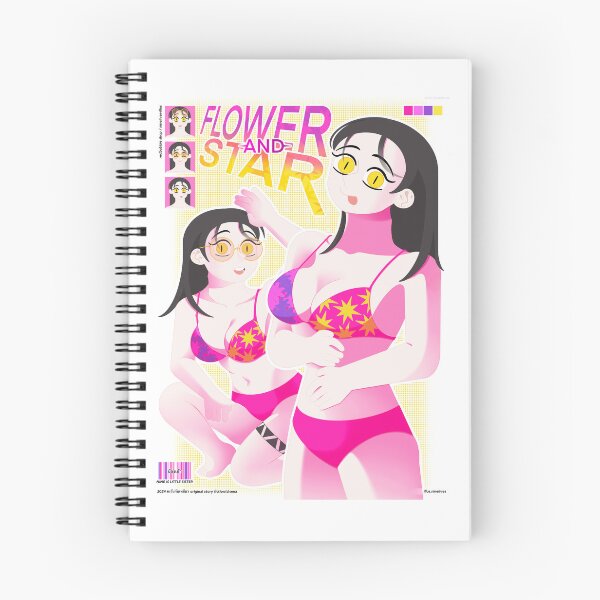 Item preview, Flower and star designed and sold by ninelives-illus.