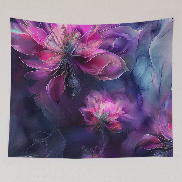 Item preview, Violet Azure Fractal Abstract designed and sold by kalyssa44.