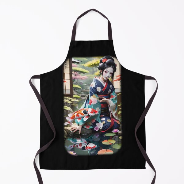 Item preview, Geisha with Koi designed and sold by 1001Tees.net.