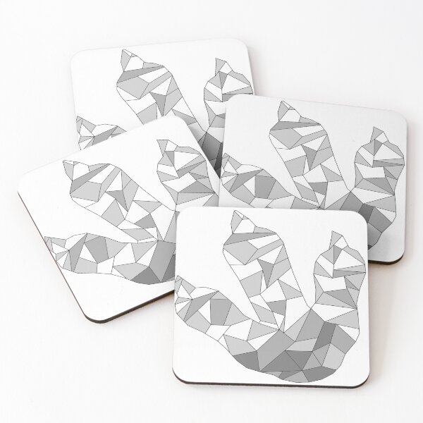 Item preview, dinosaur footprints geometric designed and sold by hemp3x.