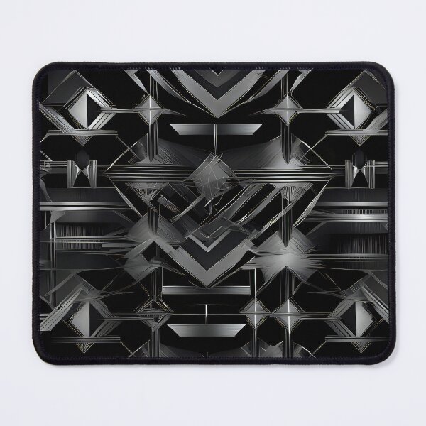 Item preview, silver art deco design 065 designed and sold by fleesphotos.