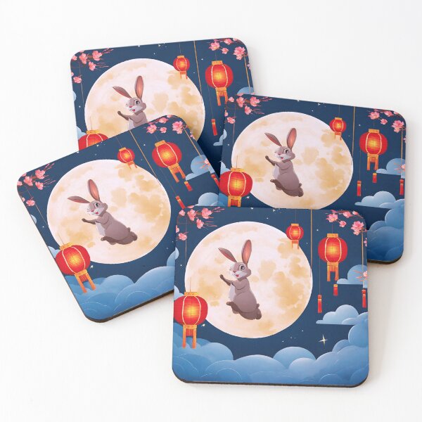 Item preview, Sky Lanterns and Moonlit Rabbit Scene designed and sold by Tom-Johnson.