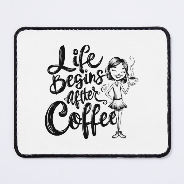Item preview, Life Begins After Coffee, Girl Edition , Coffee Life Start   , funny idea  designed and sold by masteryStore.