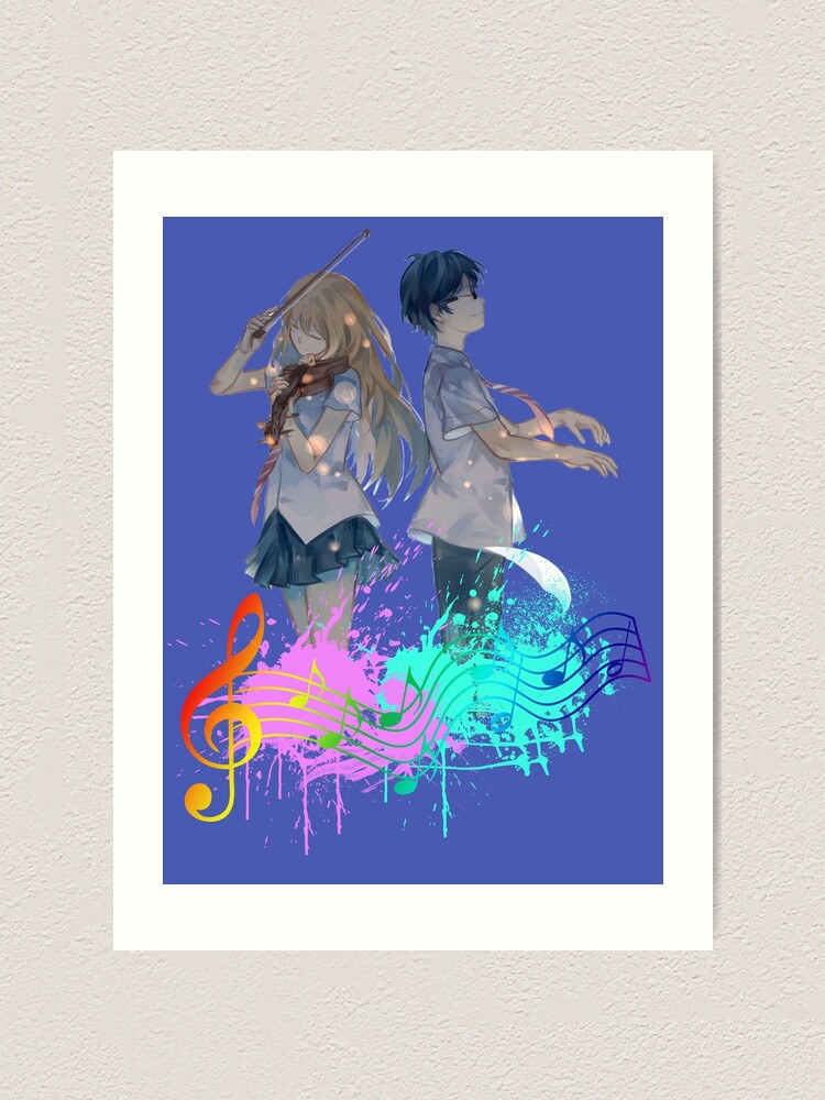  Shigatsu Wa Kimi No Uso Anime Poster (2) Artworks