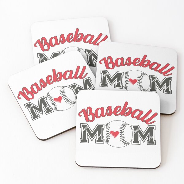 Item preview, Baseball Mom with Heart Inside the Ball designed and sold by KnockingLouder.